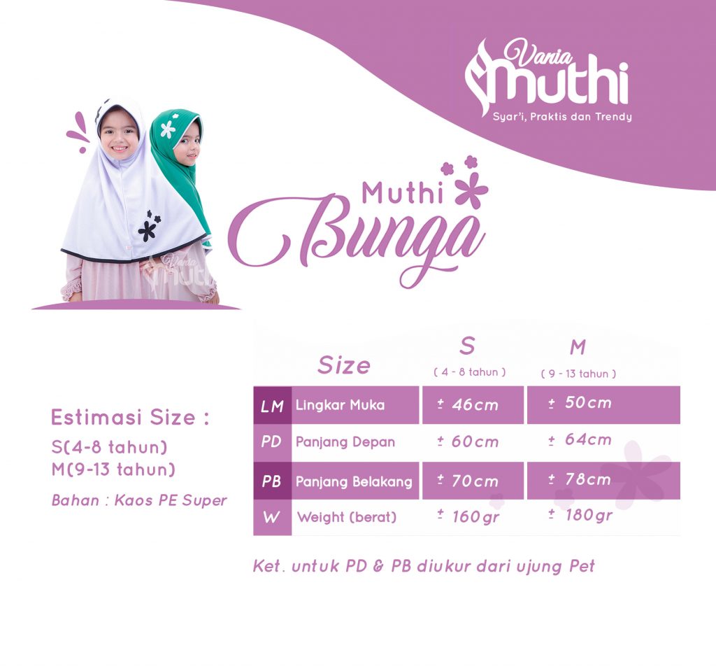 23.Muthi Bunga.Size Chart